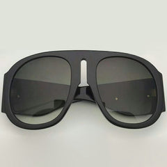 Unisex Steampunk Round 'Junie' Plastic Sunglasses