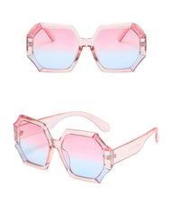 Women's Oversized Square 'J. Lo' Plastic Sunglasses