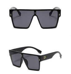 Men's Glamour Square 'Mr. Right Man' Plastic Sunglasses