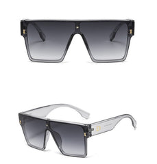 Men's Glamour Square 'Mr. Right Man' Plastic Sunglasses