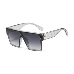 Men's Glamour Square 'Mr. Right Man' Plastic Sunglasses