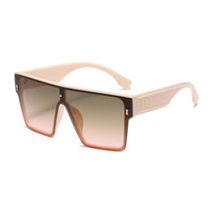 Men's Glamour Square 'Mr. Right Man' Plastic Sunglasses