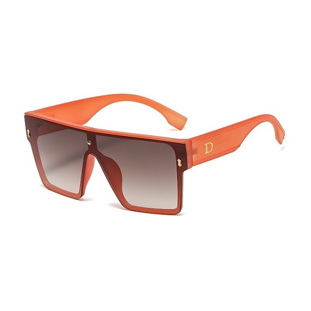 Men's Glamour Square 'Mr. Right Man' Plastic Sunglasses