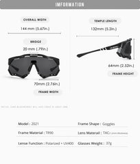 Men's Costume Sports 'Summer Bikers' Plastic Sunglasses