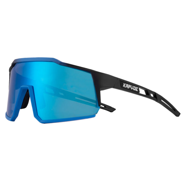 Men's Polarized Square 'Viper' Plastic Sports Sunglasses