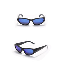 Women's Punk Rectangular 'Kardashan' Plastic Sunglasses