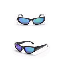 Women's Punk Rectangular 'Kardashan' Plastic Sunglasses