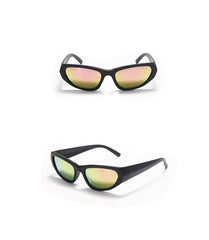 Women's Punk Rectangular 'Kardashan' Plastic Sunglasses