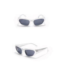 Women's Punk Rectangular 'Kardashan' Plastic Sunglasses