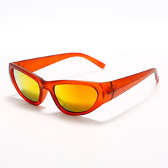 Women's Punk Rectangular 'Kardashan' Plastic Sunglasses