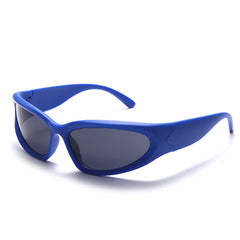 Women's Punk Rectangular 'Kardashan' Plastic Sunglasses