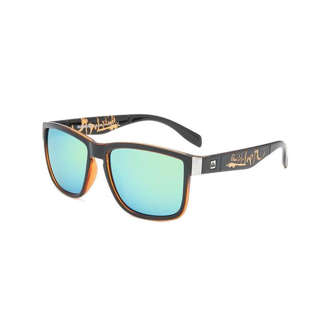 Unisex Sports Square 'Gingham' Plastic Sunglasses