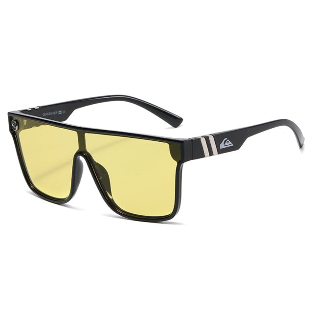Unisex Oversize Square 'Madoline' Plastic Sunglasses