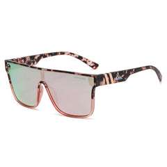 Unisex Oversize Square 'Madoline' Plastic Sunglasses