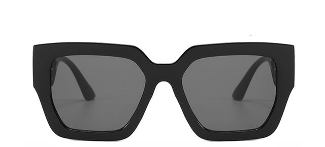 Women's Square 'Pumpkin' Plastic Sunglasses