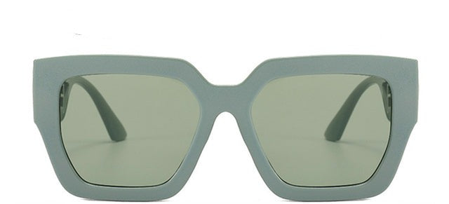 Women's Square 'Pumpkin' Plastic Sunglasses