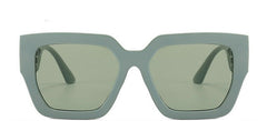 Women's Square 'Pumpkin' Plastic Sunglasses