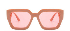 Women's Square 'Pumpkin' Plastic Sunglasses