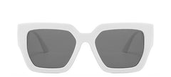 Women's Square 'Pumpkin' Plastic Sunglasses