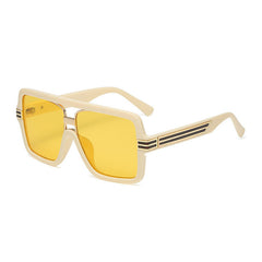 Unisex Luxury Square 'Summer' Plastic Sunglasses