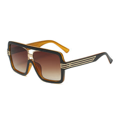 Unisex Luxury Square 'Summer' Plastic Sunglasses