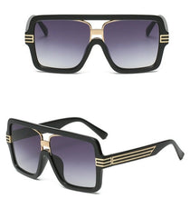 Unisex Luxury Square 'Summer' Plastic Sunglasses