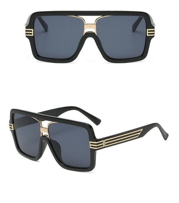 Unisex Luxury Square 'Summer' Plastic Sunglasses