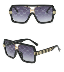 Unisex Luxury Square 'Summer' Plastic Sunglasses