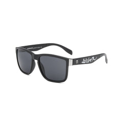 Unisex Sports Square 'Gingham' Plastic Sunglasses