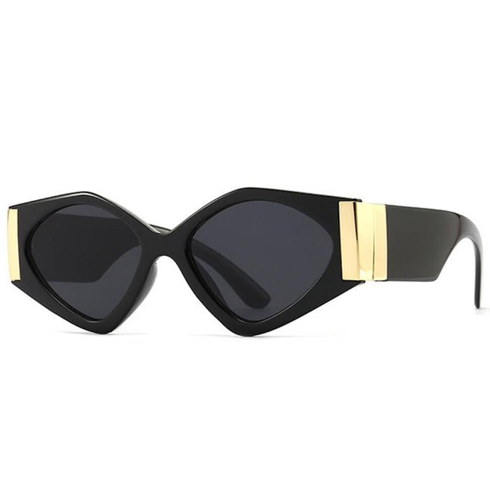 Women's Oversized Trendy Square 'Flex' Plastic Sunglasses