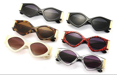 Women's Oversized Trendy Square 'Flex' Plastic Sunglasses