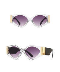 Women's Oversized Trendy Square 'Flex' Plastic Sunglasses