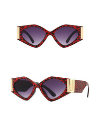 Women's Oversized Trendy Square 'Flex' Plastic Sunglasses