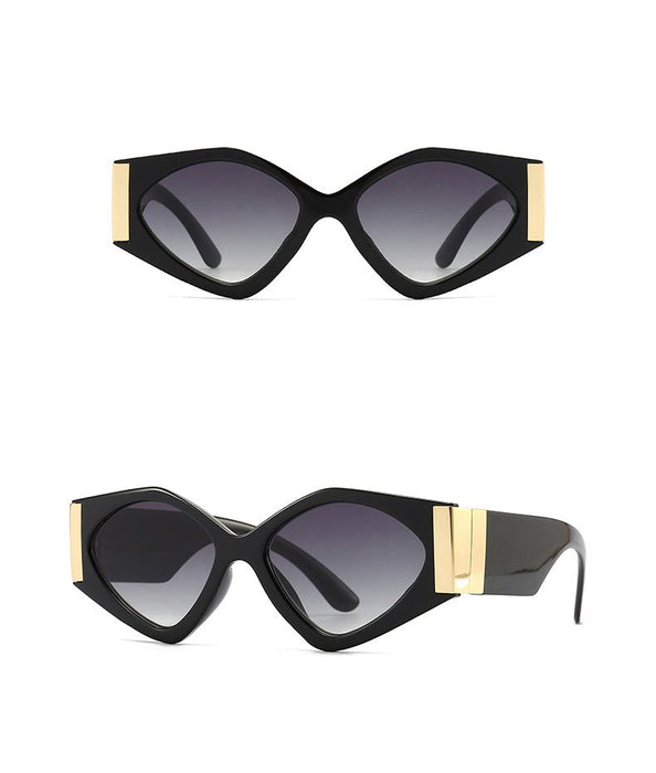Women's Oversized Trendy Square 'Flex' Plastic Sunglasses