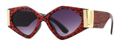 Women's Oversized Trendy Square 'Flex' Plastic Sunglasses