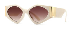 Women's Oversized Trendy Square 'Flex' Plastic Sunglasses