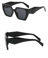 Women's Oversized Retro Square 'Luna' Plastic Sunglasses