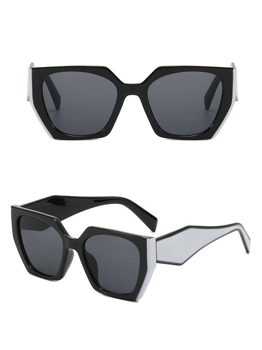Women's Oversized Retro Square 'Luna' Plastic Sunglasses