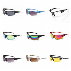 Unisex Rectangular Sport 'Bumble' Plastic Sunglasses