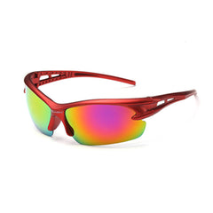 Unisex Rectangular Sport 'Bumble' Plastic Sunglasses