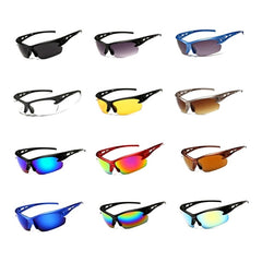 Unisex Rectangular Sport 'Bumble' Plastic Sunglasses