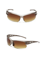 Unisex Rectangular Sport 'Bumble' Plastic Sunglasses