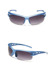 Unisex Rectangular Sport 'Bumble' Plastic Sunglasses