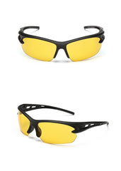 Unisex Rectangular Sport 'Bumble' Plastic Sunglasses