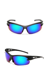 Unisex Rectangular Sport 'Bumble' Plastic Sunglasses