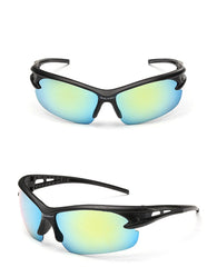 Unisex Rectangular Sport 'Bumble' Plastic Sunglasses