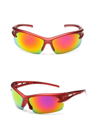 Unisex Rectangular Sport 'Bumble' Plastic Sunglasses