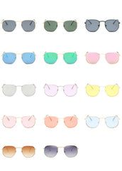 Women's Round 'Inutz' Plastic Sunglasses