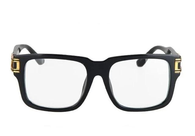 Men's Square 'Big Bass' Plastic Sunglasses