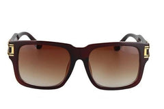 Men's Square 'Big Bass' Plastic Sunglasses